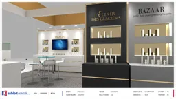 20x20 Island booth design by Exhibit-Rentals
